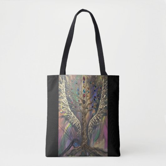 Der göttliche Baum des Lebens himmlische Flügel un Tasche (Vorderseite)