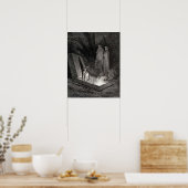 Der göttliche Comedy Gustave Dore Dante Woodcut il Poster (Küche)