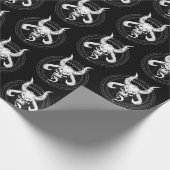 Der göttliche Schädel des Todesschwarzen Umschlagp Geschenkpapier (Ecke)