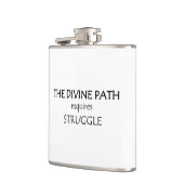 Der göttliche Weg erfordert Kampf Flachmann (Links)