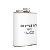 Der göttliche Weg erfordert Kampf Flachmann (Rechts)