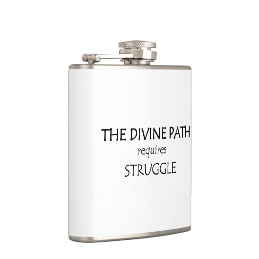 Der göttliche Weg erfordert Kampf Flachmann (Rechts)