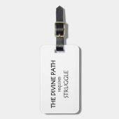 Der göttliche Weg erfordert Kampf Gepäckanhänger (Vorderseite vertikal)