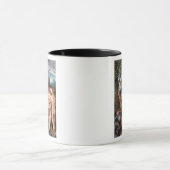 Der GottMercury, der Paris weckt Tasse (Zentrum)