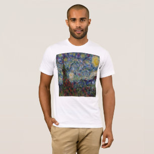 Der Gourdy Nacht Sterne Feine Kunst Parodie T-Shirt