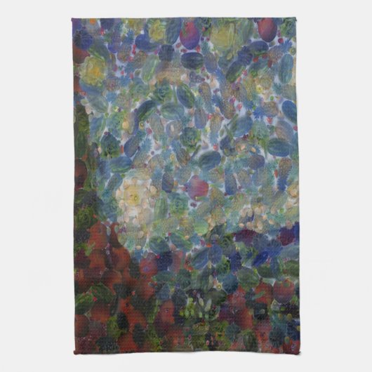Der Gourdy Night Starry Fine Art Spoof Geschirrtuch (Vertikal)
