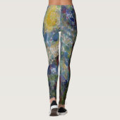 Der Gourdy Night Starry Fine Art Spoof Leggings (Rückseite)