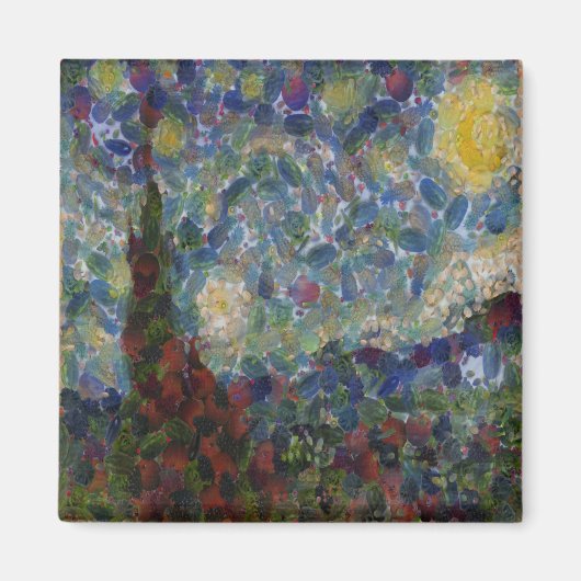 Der Gourdy Night Starry Fine Art Spoof Magnet (Vorne)