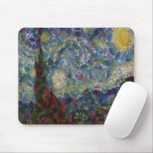 Der Gourdy Night Starry Fine Art Spoof Mousepad (Mit Mouse)