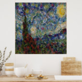 Der Gourdy Night Starry Fine Art Spoof Poster (Küche)