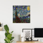 Der Gourdy Night Starry Fine Art Spoof Poster (Heimbüro)