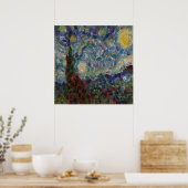 Der Gourdy Night Starry Fine Art Spoof Poster (Küche)