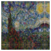 Der Gourdy Night Starry Fine Art Spoof Stoff (Nahaufnahme)