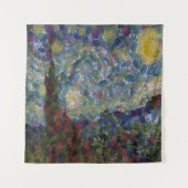 Der Gourdy Night Starry Fine Art Spoof Wandteppich (Vorderseite)