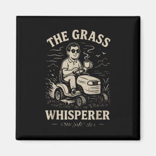 Der Gr-Flüsterer Rasen-Daddy-Shirt Lustiges Vatert Magnet