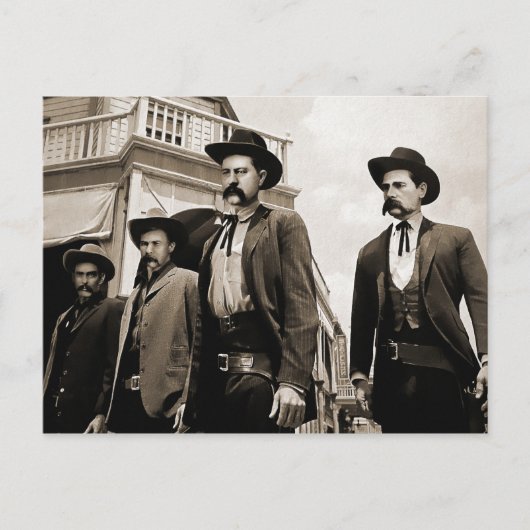 Der Grabstein Earps und Doc Holliday Postkarte (Vorderseite)