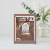 Der Grabstein von Washington Irving Postkarte (Stehend Vorderseite)