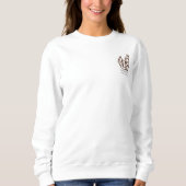 Der Graceful Swan Minimalist Crewneck Pullover | (Vorderseite)