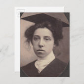 Der Graduate Ankündigungspostkarte (Vorne/Hinten)