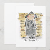 Der Graduate Einladung (Vorne/Hinten)
