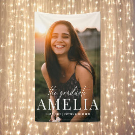 Der Graduate | Fett Name Abschluss Banner