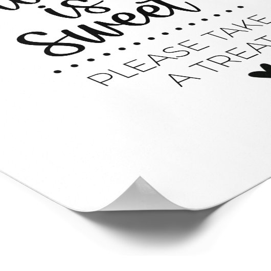 Der Graduate ist süß Nehmen Sie eine Leckerei Part Poster (Ecke)