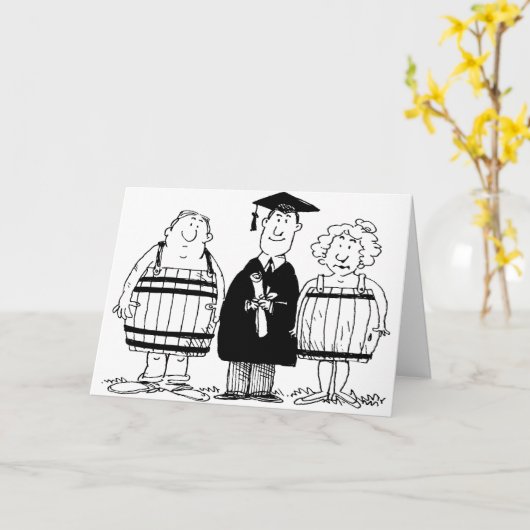 Der Graduate Karte (Gelbe Blume)