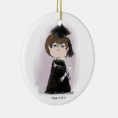 Der Graduate! Keramik-Ornament Keramik Ornament (Rechts)