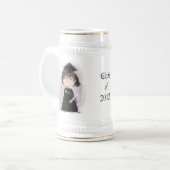 Der Graduate! Krug Bierglas (Vorderseite Links)