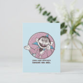 Der Graf | Sie können immer auf mich zählen Postkarte (Stehend Vorderseite)