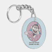 Der Graf | Sie können immer auf mich zählen Schlüsselanhänger (Vorderseite links)