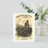 Der Graf von Monte Cristo - Vintag Postkarte (Stehend Vorderseite)