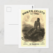 Der Graf von Monte Cristo - Vintag Postkarte (Vorne/Hinten)