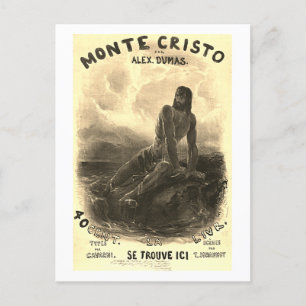 Der Graf von Monte Cristo - Vintage Postkarte