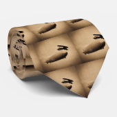 Der Graf Zeppelin Approaching New York City 1928 Krawatte (Gerollt)