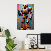 Der Graffiti-Bot Poster (Heimbüro)