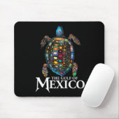 Der Grafische Meeresschildkrötengolf Mexikos vergi Mousepad (Mit Mouse)