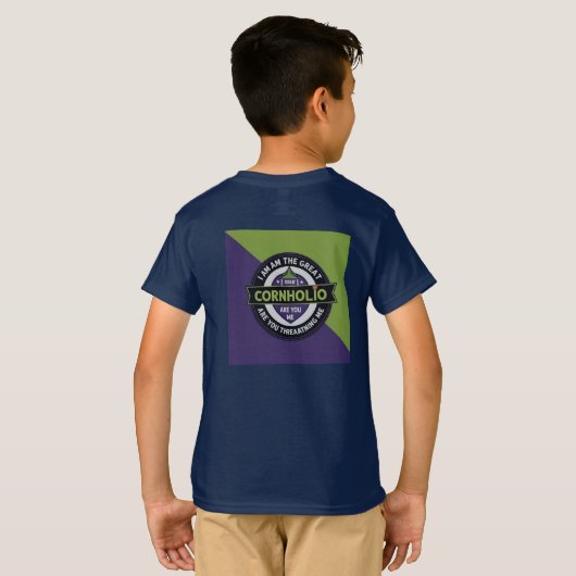 Der Grafische T - Shirt des großen Cornholio-Bären (Schwarz voll)