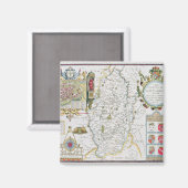 Der Grafschaft Nottingham, eingraviert von Jodocus Magnet (Vorderseite/Rückseite)