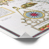 Der Grafschaft Nottingham, eingraviert von Jodocus Poster (Ecke)