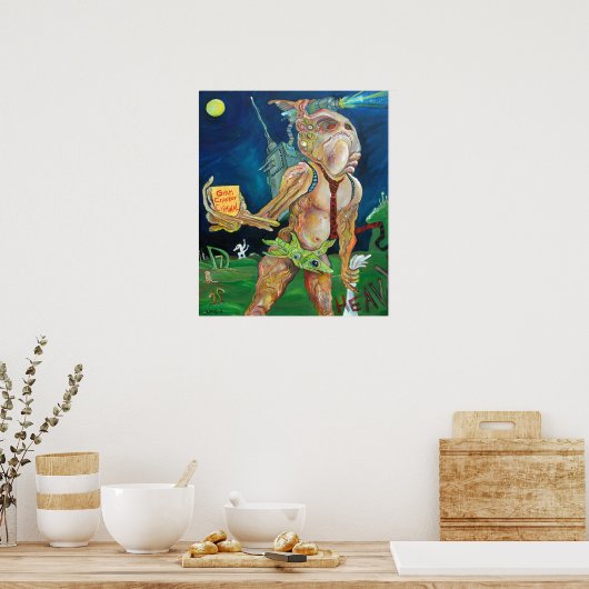 Der Graham-Kracker-Kriminelle Poster (Küche)