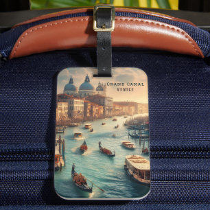 Der Grand Canal in Venedig Italien Reise Gepäckanhänger