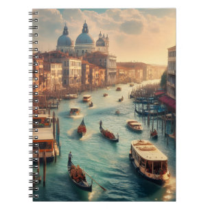 Der Grand Canal in Venedig Italien Reise Notizblock