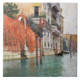 Der Grand Canal in Venedig (von Vincenzo Caprile) Fliese