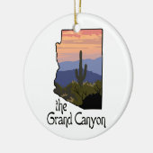 Der Grand Canyon Keramik Ornament (Links)