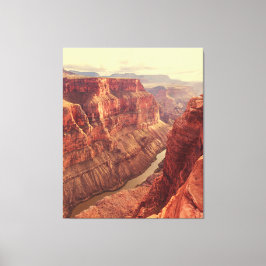 Der Grand Canyon mit Blick auf die Kunst der Mauer Leinwanddruck