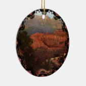 Der Grand Canyon mit Vintagen Ornamenten Keramik Ornament (Rechts)
