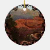 Der Grand Canyon mit Vintagen Ornamenten Keramik Ornament (Hinten)