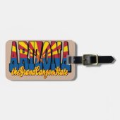 Der Grand Canyon-Staat Gepäckanhänger (Vorderseite horizontal)