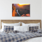 Der Grand Canyon Sunrise Wall Art Leinwanddruck (Insitu (Schlafzimmer))